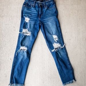 High-Rise Mom Jeans Vintage Stretch